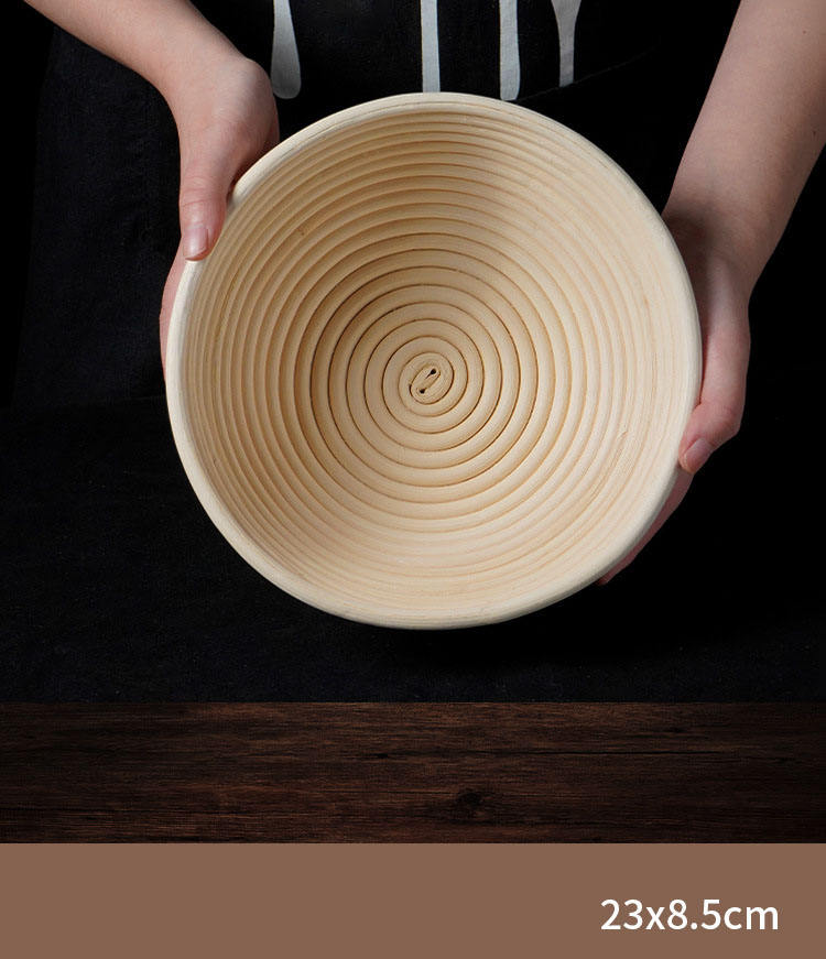 Couverture en tissu + bol rond 23*8.5cm