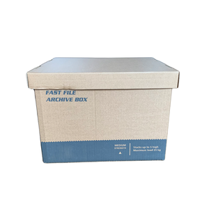 Boîte de rangement pour dossiers, boîte en <span class=keywords><strong>papier</strong></span> Kraft marron, emballage en Carton pour Documents, Offre Spéciale - Product Image 5