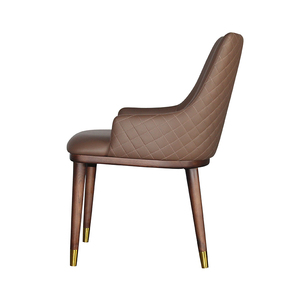 Bắc Âu nhà hàng đồ nội thất bọc da ghế gỗ đồ nội thất nhà gỗ soild Ghế ăn ghế khách sạn phòng ăn ghế - Product Image 4