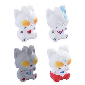 Figuras de resina de gato Ultraman Dp, miniaturas de animales para decoración del hogar y adornos para coche. - Product Image 5