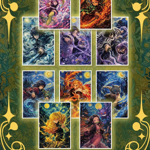 Caja Misteriosa de Cartas Coleccionables de Pokémon <span class=keywords><strong>Anime</strong></span> Japonés, Póster Acrílico, Juego de Mesa, Figura de Acción de Tanjiro Cuadrada - Product Image 2