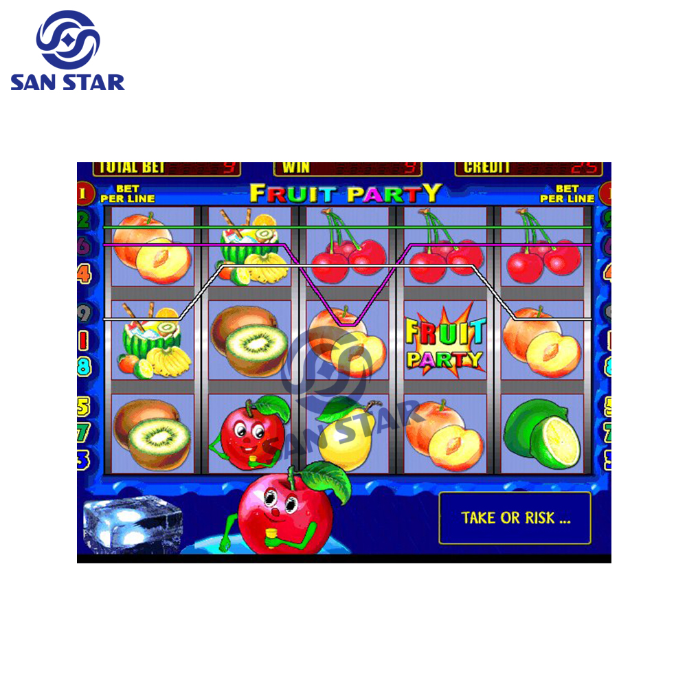 Игровая доска Mulit для игрового автомата, игровой автомат для шкафа, новая Mega 7 в 1 с фруктовой вечеринкой