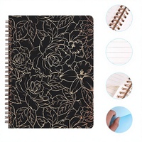 Promotion 2025 – Carnet à spirale A5 personnalisable à couverture rigide avec fermeture, idéal pour l'école et les promotions