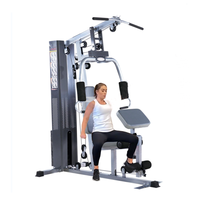 Station de musculation multifonction de haute qualité avec pile de poids de 50 kg, station de traction et banc d'entraînement