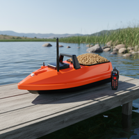 Bateau à appât intelligent V805 GPS Beidou, 500m, ancrage électronique, croisière, ligne de pêche, mesure de la température de l'eau, plastique ABS, électrique