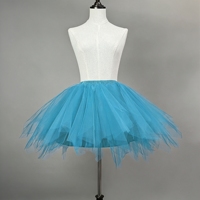 Jupe tutu en tulle à ourlet irrégulier pour femme |   Jupon de ballet gonflé sans armature pour adulte, idéal pour les fêtes, les costumes, les spectacles et les festivals