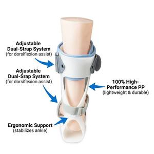 Órtesis <span class=keywords><strong>de</strong></span> Pie Caído <span class=keywords><strong>de</strong></span> Grado Médico, Soporte AFO Semirrígido para Estabilización <span class=keywords><strong>de</strong></span> Tobillo y Pie, para Rehabilitación <span class=keywords><strong>de</strong></span> la Caminata, CE MDR ISO13485 - Product Image 3