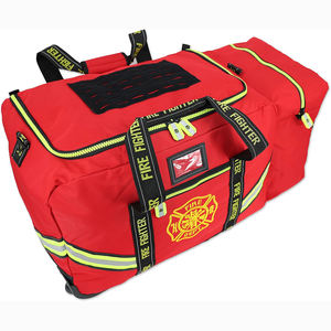 Free sample Hot-selling Rescue Turnout Gear Firefighter Bag with Yellow <b>Reflective</b> Trim and Premium Quick-Drying <b>Fabric</b> - Product Image 2