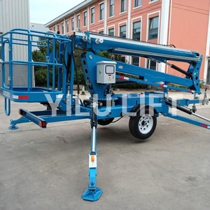 เครื่องเลือกแมงมุมเชอร์รี่ไฟฟ้า70ft 50ft 60ft ติดตามบูมลิฟท์คนพร้อม CE ISO - Product Image 4