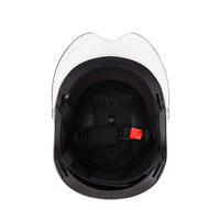 Casque de moto demi-casque scooter été quatre saisons universel homme et femme casque de sécurité scooter casque dégradé