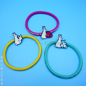 Coleteros de Aleación con Diseño de Conejo, 20 cm, Cabeza Redonda, Uso Diario, Color Aleatorio - Product Image 1