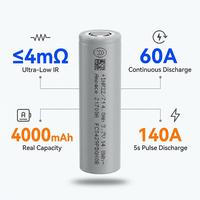 Batterie lithium-ion rechargeable haute décharge 60A Ampace JP40 21700 4000mAh 3.7V pour drone haute puissance et E-aviation ESS