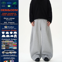 Pantalon de survêtement personnalisé pour hommes grandes tailles, en polyester et coton, impression numérique de haute qualité, taille mi-haute, style streetwear vintage