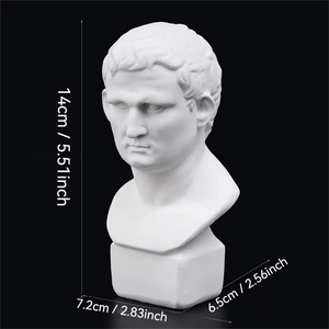 Mini statua in gesso in resina SKC10 mitologia greca celebrità scultura figurina <span class=keywords><strong>disegno</strong></span> pratica busto ritratti per le scuole - Product Image 2