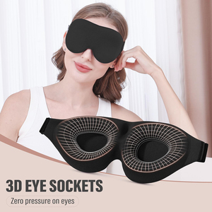 Antifaz para Dormir <span class=keywords><strong>de</strong></span> Espuma Contorneada 3D, Ajustable, Personalizable con Marca Privada, al por Mayor - Product Image 6