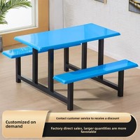 Tables et chaises de restaurant modernes et minimalistes sur mesure avec plateau en fibre de verre et structure en acier inoxydable - Ensembles pour usage commercial