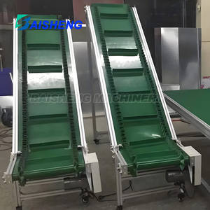 Çin toprak ve taş taşımacılığı için yeni Mini taşınabilir mobil PVC/naylon Cleated bant konveyör üretmek - Product Image 3