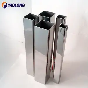 Dimensioni dei tubi rettangolari in acciaio inossidabile di alta qualità
