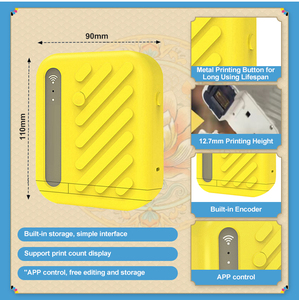 <span class=keywords><strong>Imprimante</strong></span> à jet d'encre portable Wiseprint WP127 MN Pro Mate TIJ, câblage de <span class=keywords><strong>connexion</strong></span> électrique - Product Image 3