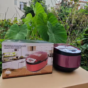 Nồi cơm điện thông minh 5 lít, thiết bị nhà bếp kỹ thuật số, chức năng hấp, chống dính, đa năng, chất liệu nhựa điện - Product Image 2