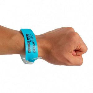 Pulseras de Vinilo Coloridas Personalizadas, Pulseras de Plástico Desechables Promocionales, Pulseras de Entrada con Mensaje - Product Image 2