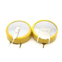 JBWCELL-Pila de botón para monedas 3V CR2325, batería de litio con alfileres de lengüeta para soldar