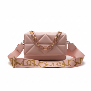 2024 nouveau CHIEN Simple sac à main décontracté personnalisé large bandoulière unique sac à bandoulière chaîne épaisse petit sac - Product Image 1