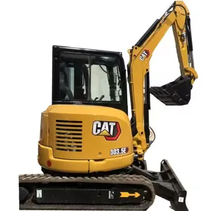 Orijinal kullanılmış ekskavatör Caterpillar CAT303.5E ikinci el paletli ekskavatör kedi 303.5E satılık