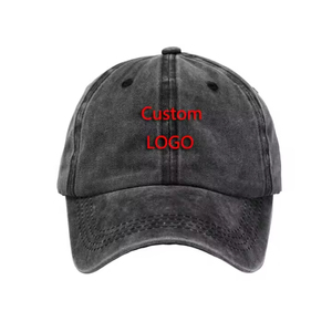 หมวกแก๊ปปักโลโก้แบบกำหนดเอง 6 แผงทรง Dad Hat – หมวกเบสบอลทรงสปอร์ตวินเทจคุณภาพสูงแบบฟอกสี หมวก Trucker ปรับขนาดได้ - Product Image 1
