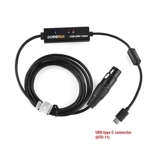 Dispositivo de Protección Magnética con Anillo USB2.0 de Velocidad Completa UTD-10 con Indicador, <span class=keywords><strong>Cable</strong></span> <span class=keywords><strong>USB</strong></span> a <span class=keywords><strong>DMX</strong></span>/RDM, Convertidor de Control de Luz LED <span class=keywords><strong>USB</strong></span>-A/C - Product Image 3