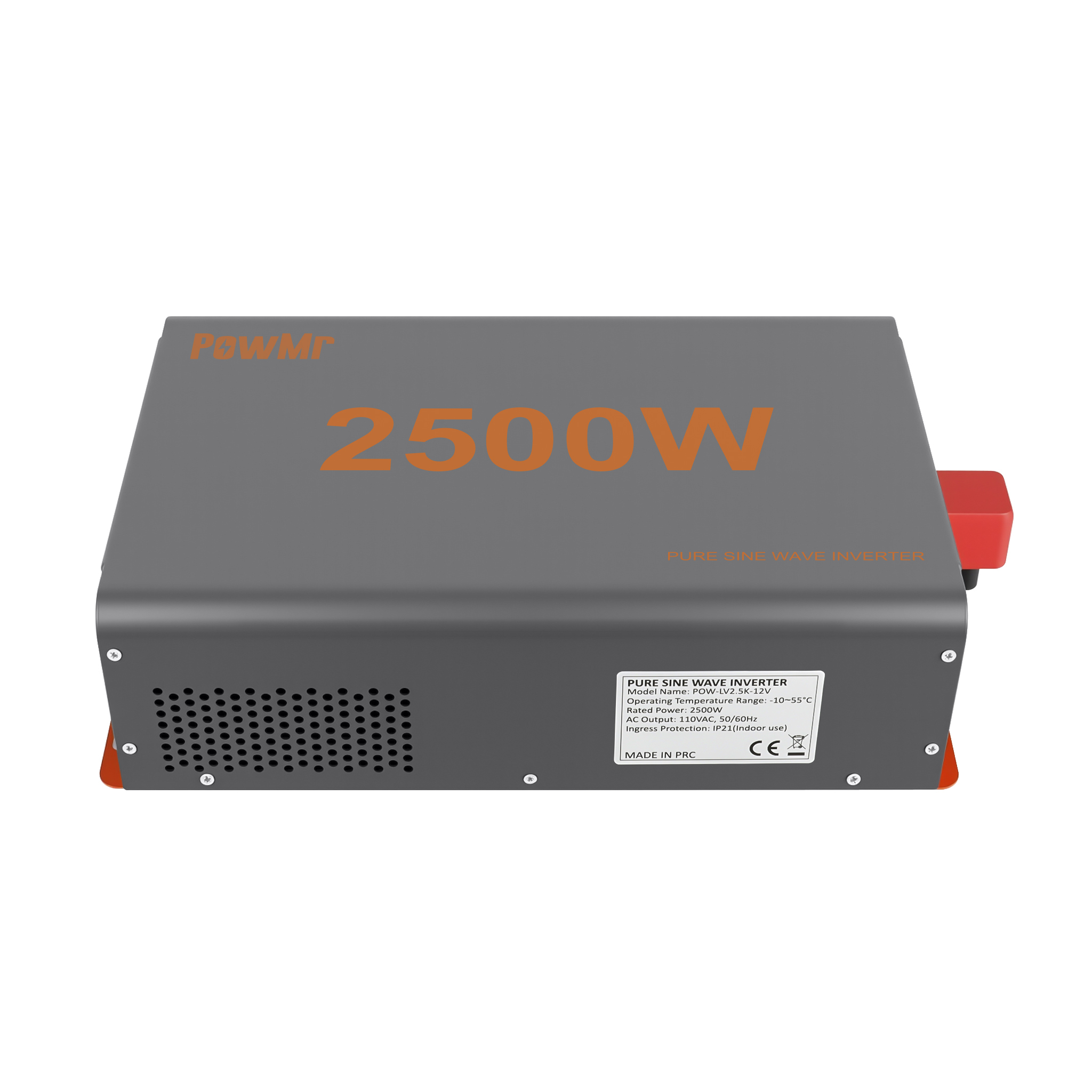 PowMr 2026 New Upgraded 2500W Pure Sine Wave Inversor Hibrido 12V 24VDC To 110VAC Solar Power Inverter Charger · image 3