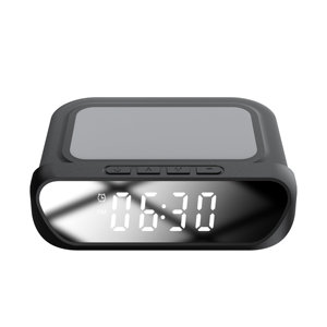 Réveil de bureau à affichage numérique de la température 3 en 1 Lcd Chargement sans fil avec chargeur USB Réveil sans fil - Product Image 3