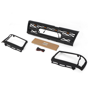 <span class=keywords><strong>DODD</strong></span> 1993-1998 Nouvelle calandre avant tout-terrain modifiée en ABS noir avec cadre lumineux LED ambre compatible avec Toyota T100 - Product Image 5