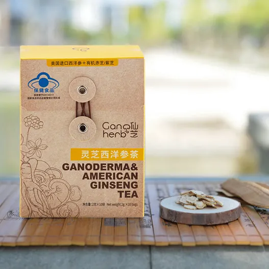 American Ginseng Tea Factory Customize Form And Package American Panax Ginseng Tea Instant Tea Powder FLAVORED Tea Herbal Tea Organic Tea Blended Box