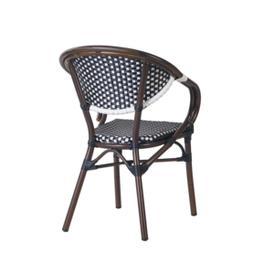 Moderno francese bistrot in alluminio da pranzo all'aperto in Rattan da <span class=keywords><strong>giardino</strong></span> <span class=keywords><strong>sedie</strong></span> da tavolo per alberghi scuole sale case coloniche - Product Image 6