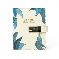 Carnet de budget personnalisé avec impression sur mesure, défi d'économie, carnet à feuilles mobiles, planificateur financier, couverture en cuir, agenda à 6 anneaux