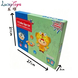 Jeu de <span class=keywords><strong>puzzle</strong></span> magnétique 12 constellations, jouet éducatif pour enfants avec 66 aimants, stylo effaçable et cartes - Product Image 6