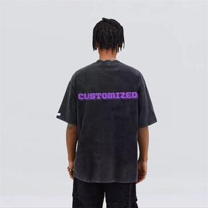 Fabricantes de ropa personalizado 100% algodón camiseta en blanco personalizar impreso bordado camiseta Unisex manga corta Camiseta cuello redondo - Product Image 3