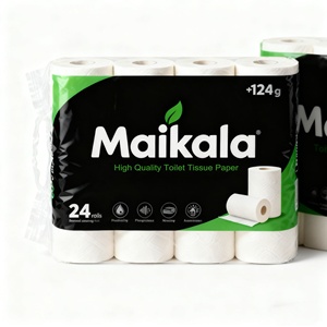 Manufacturer Custom Toilet <b>Paper</b> 2/3/4 Ply Virgin Wood Pulp Soft Disposable <b>Tissue</b> ISO Certified - Product Image 3