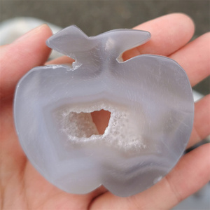 All'ingrosso migliore vendita calda naturale gemma <span class=keywords><strong>Druzy</strong></span> agata <span class=keywords><strong>Geode</strong></span> a forma di mela a grappolo di cristallo fette - Product Image 6