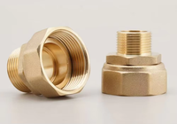 Raccord Réducteur Robuste en Laiton 1/2" NPT Femelle, Adaptateur Résistant aux Produits Chimiques Haute Pression