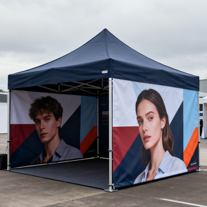 Custom gemaakte grote buiten-tent met branding, 40mm commerciële opvouwbare grote opzet-gazebo 20x10 3x6 10x20 10x20 luifel beurs tenten 3x3 - Product Image 4