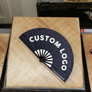 Cá nhân hoá 13inch tùy chỉnh lớn người hâm mộ tay gấp tre thăng hoa Clack người hâm mộ khoảng trống Rave người hâm mộ cho âm nhạc nhảy múa - Product Image 1