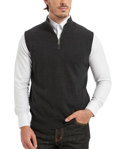 Custom High Quality Brandour Apparels <b>Knitted</b> 100% Cotton Winter Front Logo <b>Vest</b> Casual Outdoors Golf <b>Vest</b> for <b>Men</b> Shoulder Full - Product Image 1