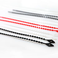 Attaches de câble personnalisées colorées en nylon 66 à nœuds détachables de différentes longueurs, attaches de câble réutilisables de type boule à billes réglables