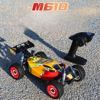 HONGHUIDA M610 2026 Nouveau MOC 1:12 Voiture de Course Jaune Télécommandée Haute Vitesse Modèle Brushless Kit RC pour Adultes Cadeaux