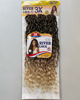 3X River Locs Extensioni per capelli all'uncinetto sintetiche Gypsy Afro Bijoux Pour Les Dread Dreadloc Waves Locs Capelli intrecciati all'uncinetto