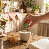 Capsules de matcha pour Nespresso Vertuo, capsules de thé vert de qualité cérémonielle, emballage personnalisé en boîte, marque privée, OEM