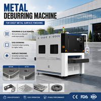 Machine automatique SR-TECH de débavurage et de polissage de tôles pour pièces découpées au laser avec une puissance de 35 kW