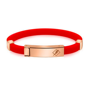 Braccialetto di moda in Silicone impermeabile con chiusura a ioni magnetici negativi - Product Image 6